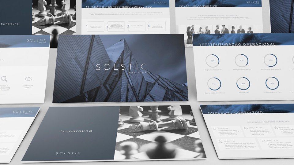 Solstic Advisors — Apresentações criada pela FFX Digital