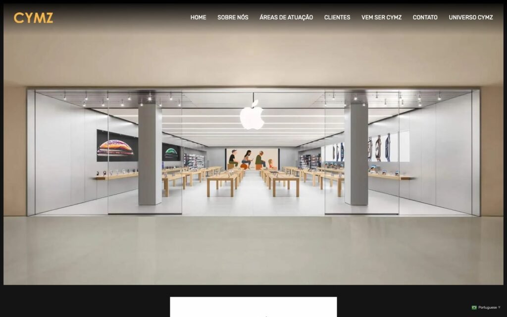CYMZ Construções — Project page: Apple Store at Morumbi Shopping