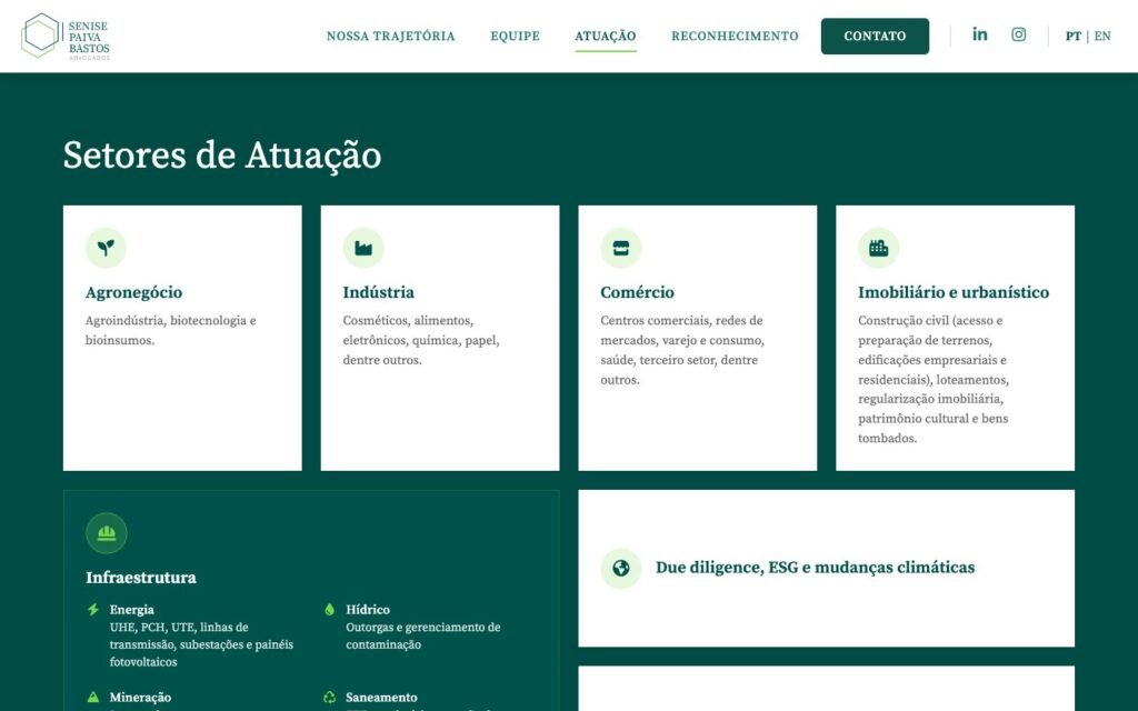 Senise Paiva Bastos — Industries section