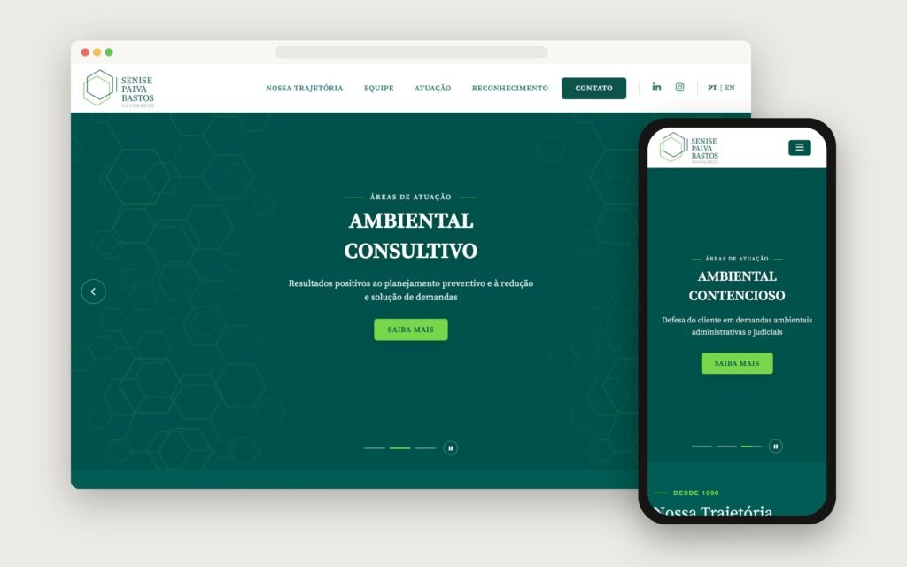 Senise Paiva Bastos — Sites criada pela FFX Digital